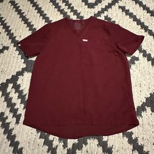 Figs Catarina Burgundy Shirt- Medium